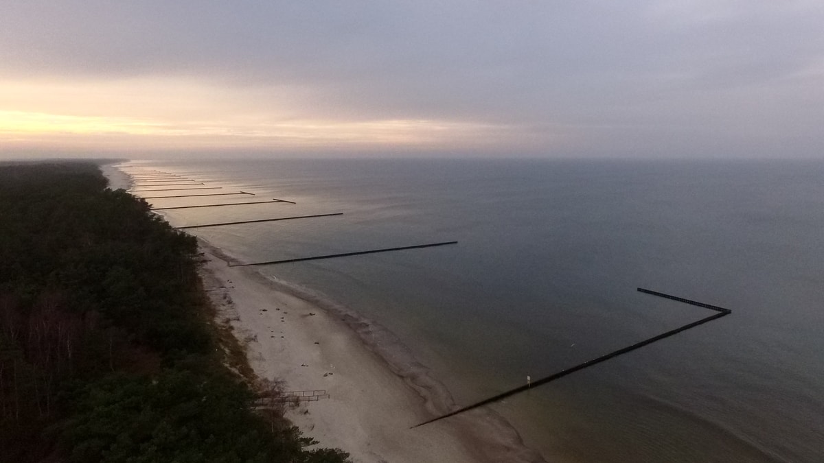 Budowa Ostróg Falochronowych W Dźwirzynie