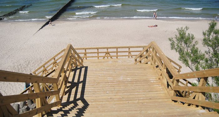 Budowa Zejść Na Plażę W Ustroniu Morskim