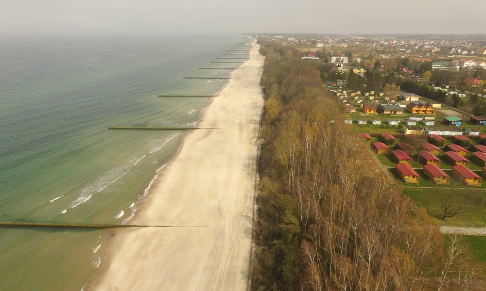 Budowa Ostróg Falochronowych W Ustroniu Morskim