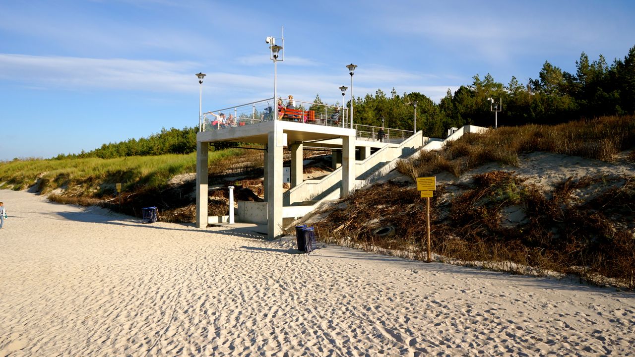 Budowa Zejścia Na Plażę W Grzybowie